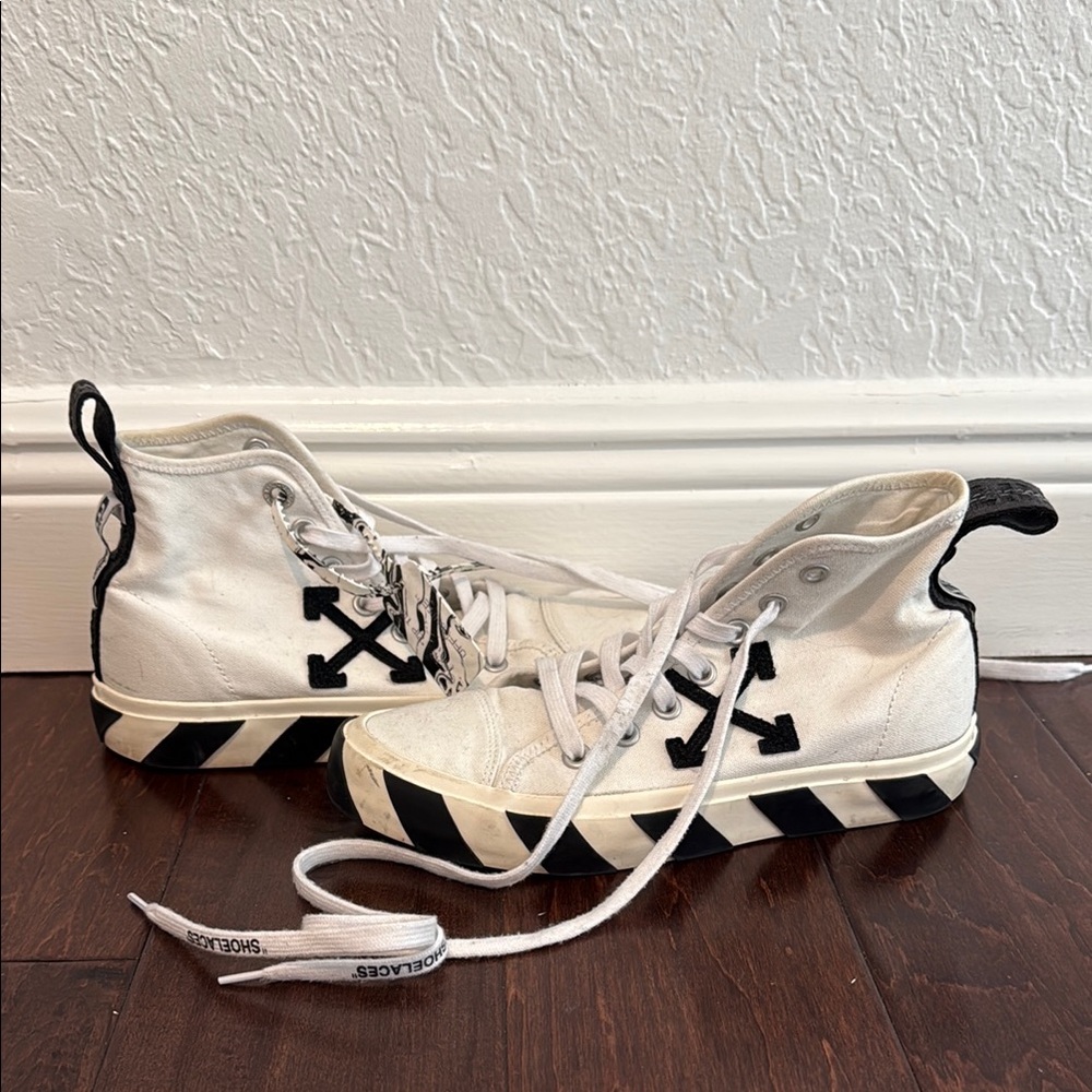 Off-White High-Top Sneakers